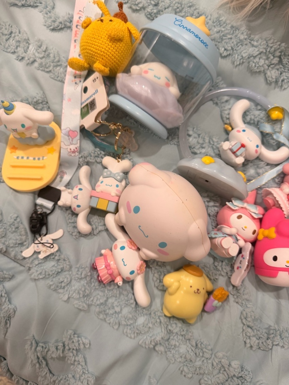 Sanrio Cinnamoroll & Friends Kids Toy Set - Light Blue & Pastel Characters
